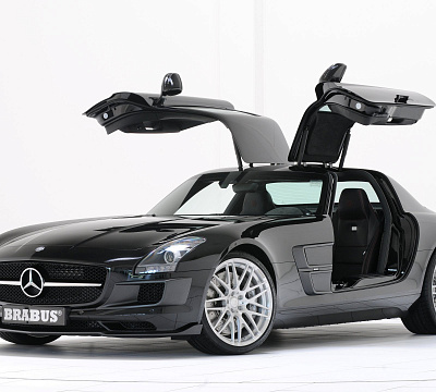 Фото дисков BRABUS Monoblock F (Platinum Edition) на Mercedes-Benz SLS AMG