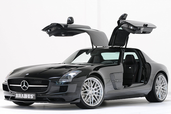 Фото дисков BRABUS Monoblock F (Platinum Edition) Сатиновый лак на Mercedes-Benz SLS AMG