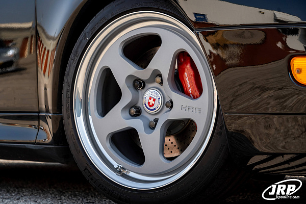 Фото дисков HRE 527 Серебро на Porsche 911 IV