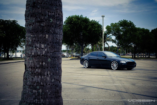 Фото дисков Vossen CV1 Серебро на Maserati Quattroporte V