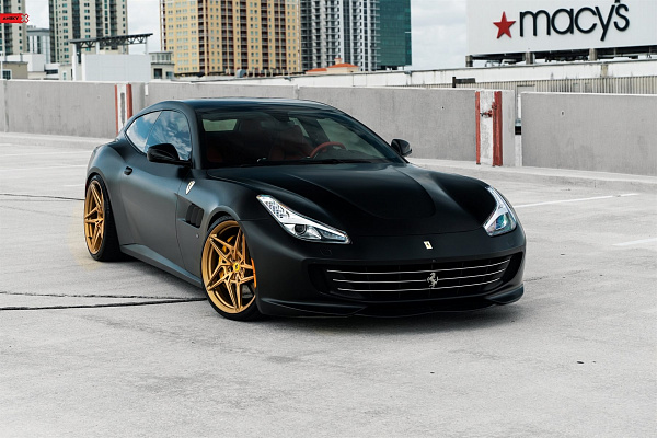 Фото дисков Anrky S1-X3 Сатиновое золото на Ferrari GTC4Lusso