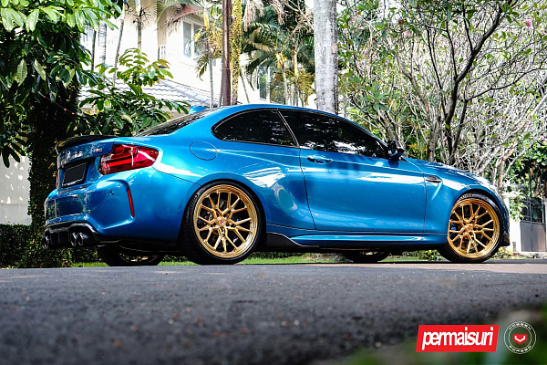 Фото дисков Vossen ML-X3 Глянцевое золото на BMW 2/M2 (F22/F87)