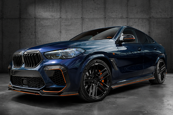 Фото дисков Carlex Design G-Falcon Черный глянец на BMW X6/X6 M (G06/F96)