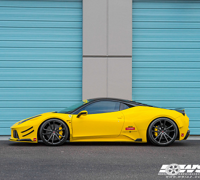 Фото дисков Vossen CG-203 на Ferrari 458