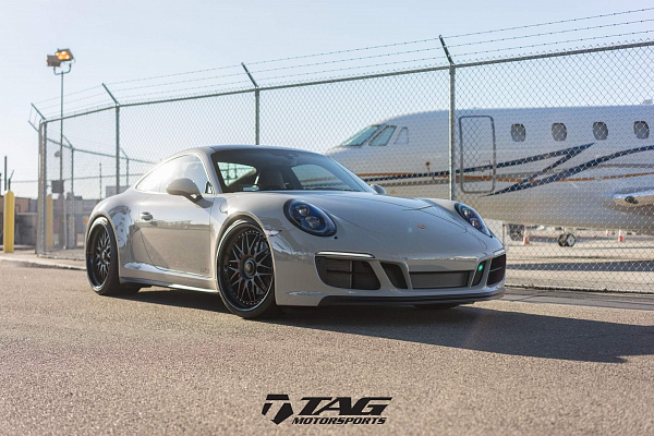 Фото дисков HRE 540C Черный сатин на Porsche 911 VII