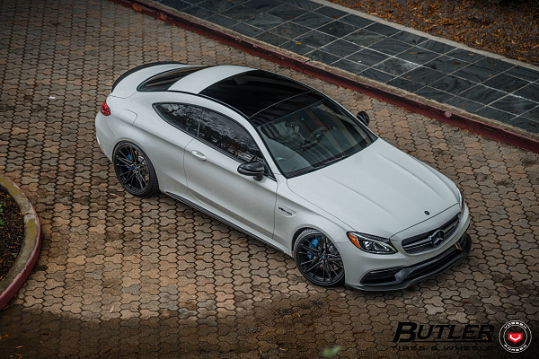 Фото дисков Vossen M-X6 Черный сатин на Mercedes-Benz C-Class (W205)