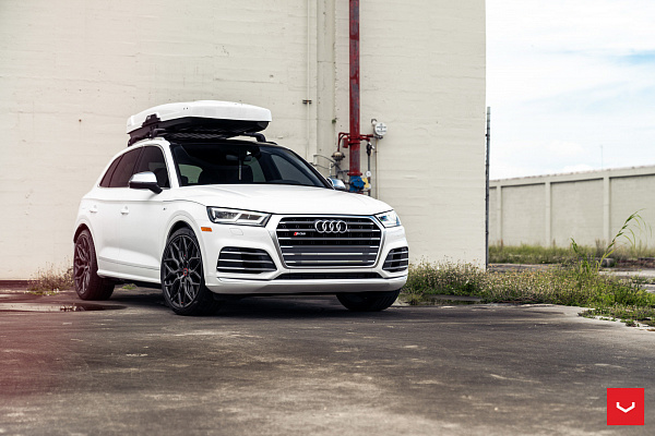 Фото дисков Vossen HF-2 Сатиновый графит на Audi Q5 (FY)