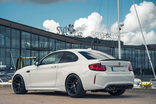 Фото дисков HRE R101 Черный сатин на BMW 2/M2 (F22/F87)