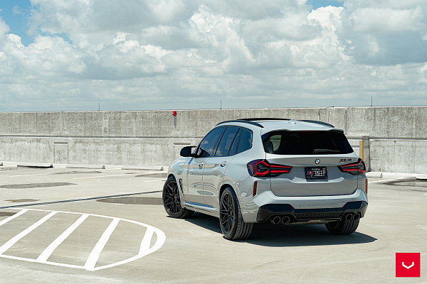 Фото дисков Vossen HF-7 Черный глянец на BMW X3/X3 M (G01/F97)