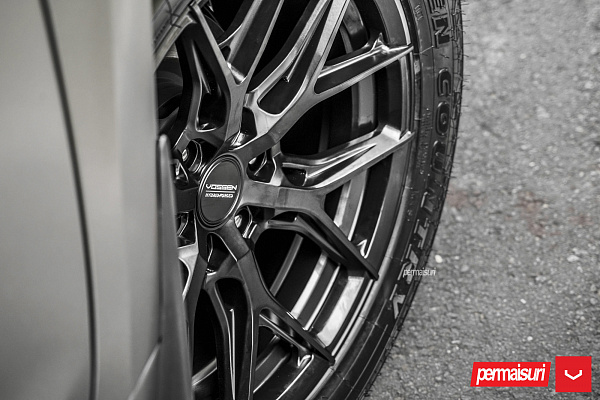 Фото дисков Vossen HF6-4 Черный сатин на Toyota Land Cruiser Prado 150