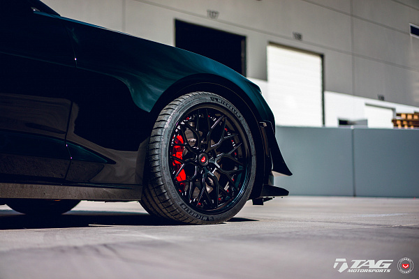 Фото дисков Vossen S17-01 (3-Piece) Черный сатин на Chevrolet Camaro VI