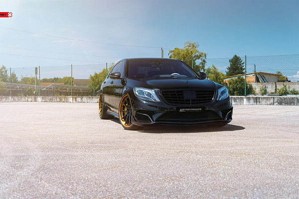 Фото дисков Anrky AN38 Черный глянец на Mercedes-Benz S-Class (W222, C217)