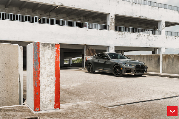 Фото дисков Vossen HF-7 Черный глянец на BMW 4/M4 (G22/G82)