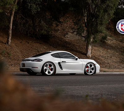 Фото дисков HRE 522M на Porsche Cayman III