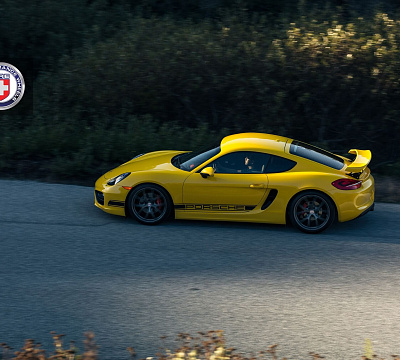 Фото дисков HRE P101 на Porsche Cayman II