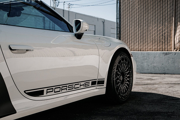 Фото дисков Brixton Forged TR20 AERO1 Черный сатин на Porsche 911 VIII