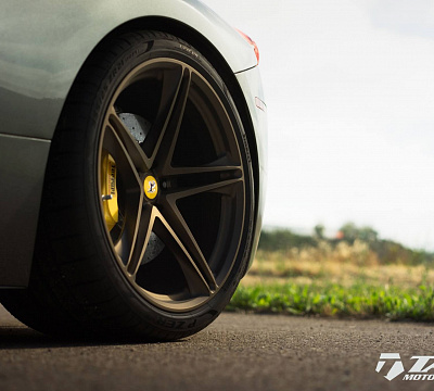 Фото дисков HRE P207 на Ferrari 458