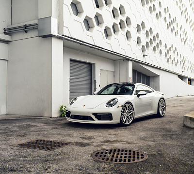 Фото дисков Vossen EVO-5R на Porsche 911 VIII