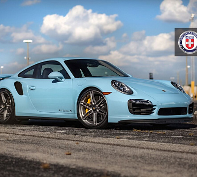 Фото дисков HRE P106 на Porsche 911 VII