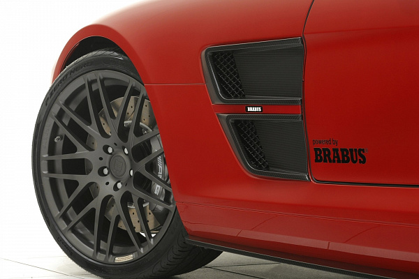 Фото дисков BRABUS Monoblock F (Platinum Edition) Матовый графит на Mercedes-Benz SLS AMG