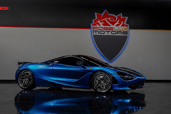 Фото дисков Anrky S3-X3 Черный сатин на McLaren 720S