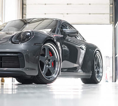 Фото дисков HRE 527 на Porsche 911 VIII