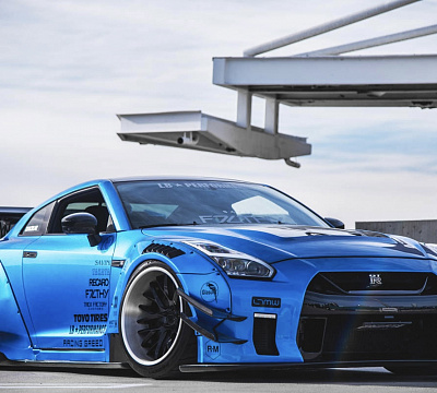 Фото дисков Savini SV83 на Nissan GT-R