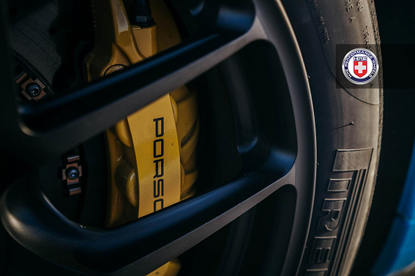 Фото дисков HRE R101 Черный сатин на Porsche 911 VII
