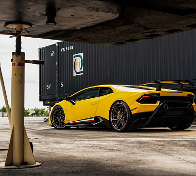 Фото дисков Anrky AN36 на Lamborghini Huracan