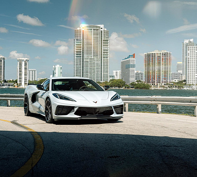 Фото дисков Vossen HF-5 на Chevrolet Corvette C8