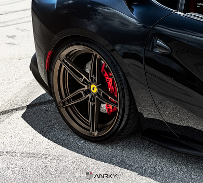 Фото дисков Anrky AN27 на Ferrari 812