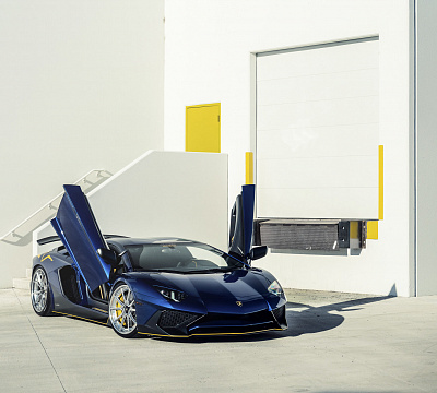 Фото дисков Vossen EVO-2R (3-Piece) на Lamborghini Aventador