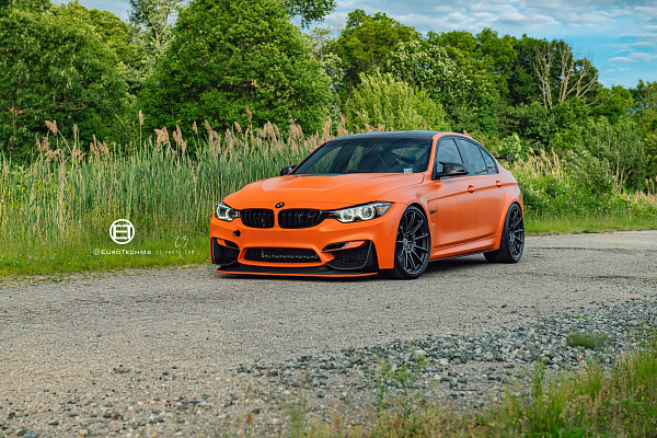 Фото дисков HRE RC103 Черный сатин на BMW 3/M3 (F3x/F80)