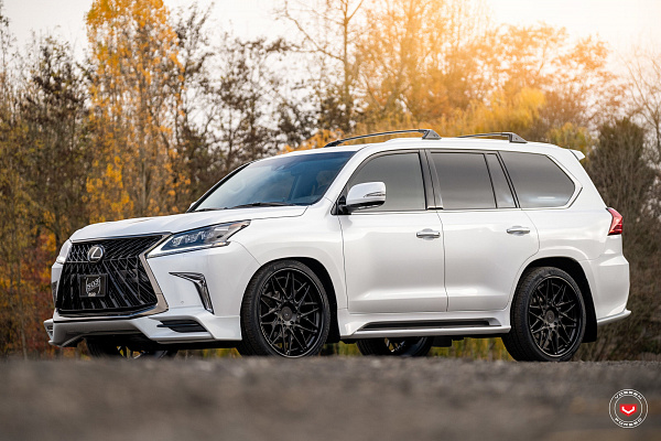 Фото дисков Vossen S17-07 (3-Piece) Черный сатин на Lexus LX III