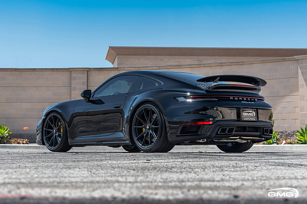 Фото дисков HRE P104SC Черный сатин на Porsche 911 VIII