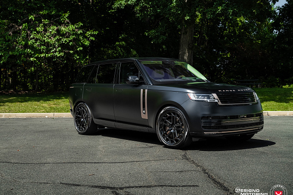 Фото дисков Vossen LC3-03T Черный глянец на Land Rover Range Rover V