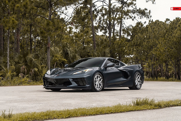 Фото дисков Anrky S3-X4 Сатиновый лак на Chevrolet Corvette C8