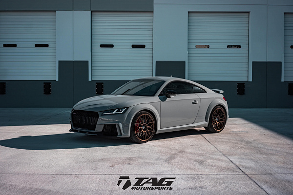 Фото дисков HRE RC100 Сатиновая бронза на Audi TT (8S)