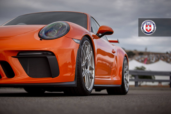 Фото дисков HRE RC104 Сатиновый лак на Porsche 911 VII