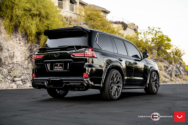 Фото дисков Vossen HF-2 Сатиновый графит на Lexus LX III