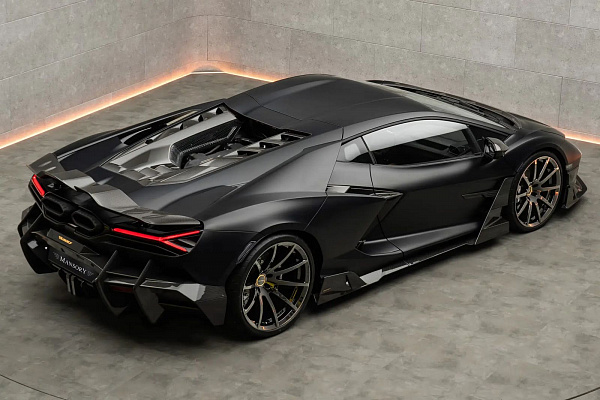 Фото дисков Mansory FV.10 Черный глянец на Lamborghini Revuelto
