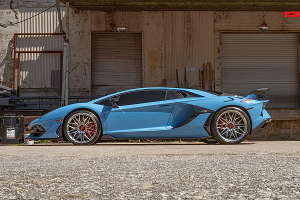 Фото дисков Anrky S1-X1 Полированный лак на Lamborghini Aventador