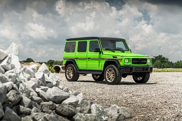 Фото дисков HRE P104 Глянцевая шампань на Mercedes-Benz G-Class II