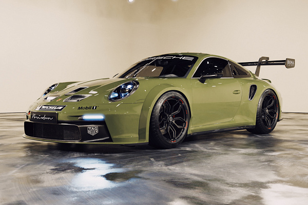 Фото дисков Brixton Forged PF7-RS Сатиновый темный лак на Porsche 911 VII