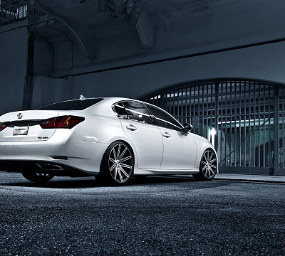 Фото дисков Vossen CV4 на Lexus GS IV