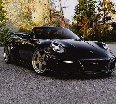 Фото дисков HRE 527 на Porsche 911 VIII