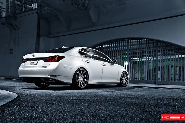 Фото дисков Vossen CV4 Алмазная проточка на Lexus GS IV