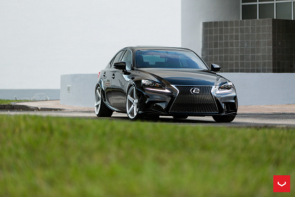Фото дисков Vossen CV3 Серебро на Lexus IS II