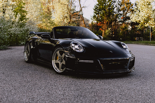 Фото дисков HRE 527 Сатиновая шампань на Porsche 911 VIII