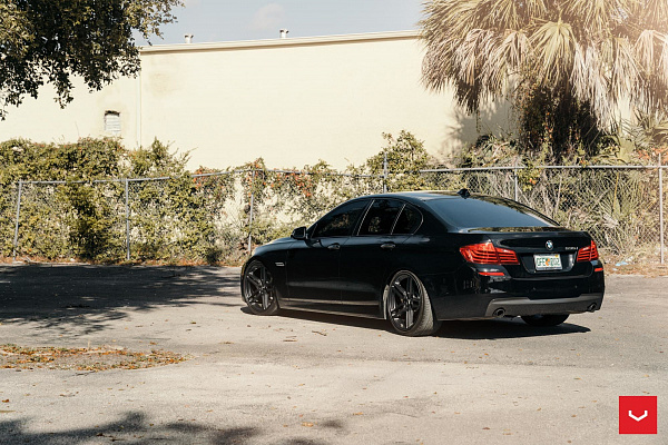 Фото дисков Vossen HF-1 Черный сатин на BMW 5/M5 (F10)